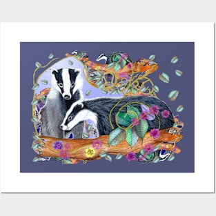 Badger Love Posters and Art